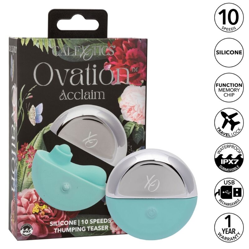 Calexotics Ovation Acclaim Stimulator Aqua Green | Niks.fi verkkokauppa