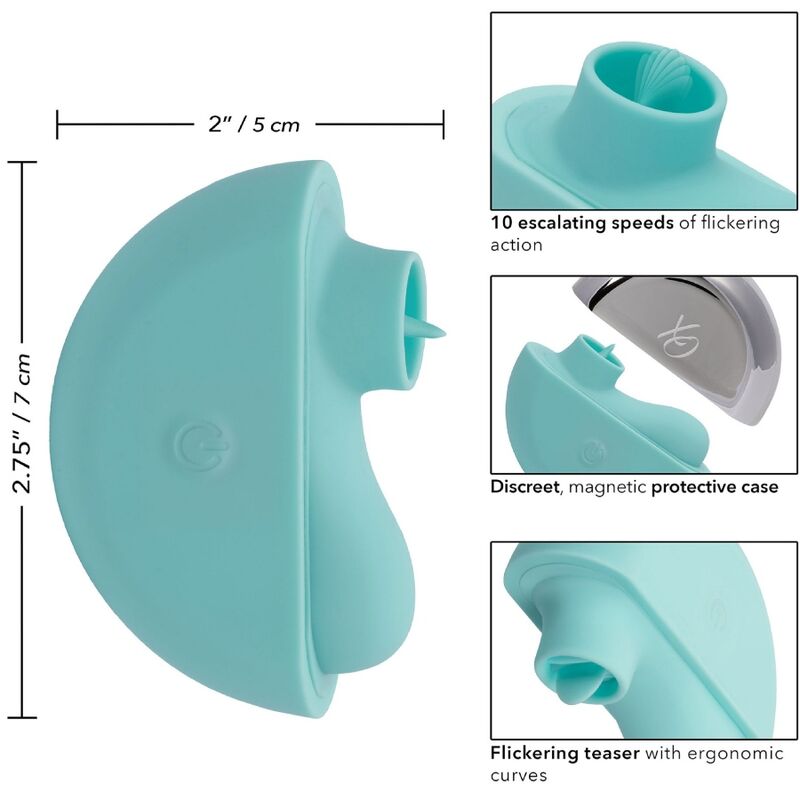 Calexotics Ovation Rave Stimulator Aqua Green | Niks.fi verkkokauppa