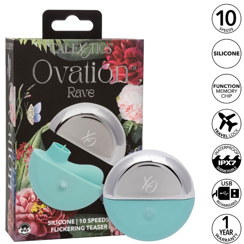 Calexotics Ovation Rave Stimulator Aqua Green | Niks.fi verkkokauppa