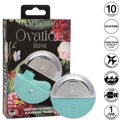 Calexotics Ovation Rave Stimulator Aqua Green | Niks.fi verkkokauppa