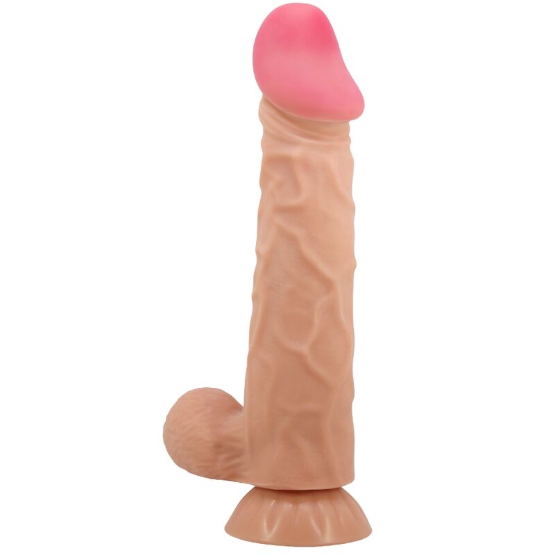 Pretty Love Sliding Skin Series Realistic Dildo With Sliding Skin Suction Cup 24 Cm | Niks.fi verkkokauppa