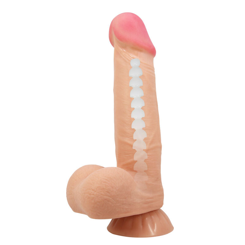 Pretty Love Sliding Skin Series Realistic Dildo With Sliding Skin Suction Cup 21.8 Cm | Niks.fi verkkokauppa