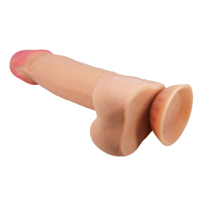 Pretty Love Sliding Skin Series Realistic Dildo With Sliding Skin Suction Cup 21.8 Cm | Niks.fi verkkokauppa
