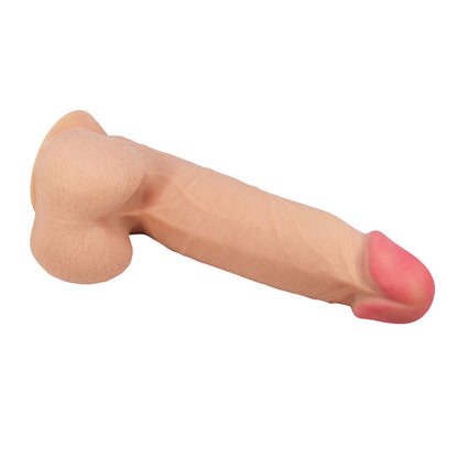 Pretty Love Sliding Skin Series Realistic Dildo With Sliding Skin Suction Cup 21.8 Cm | Niks.fi verkkokauppa