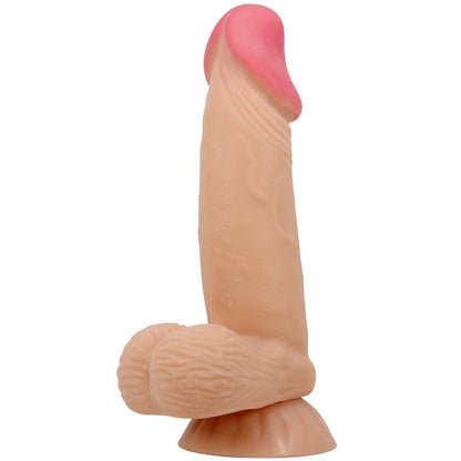 Pretty Love Sliding Skin Series Realistic Dildo With Sliding Skin Suction Cup 19.4 Cm | Niks.fi verkkokauppa