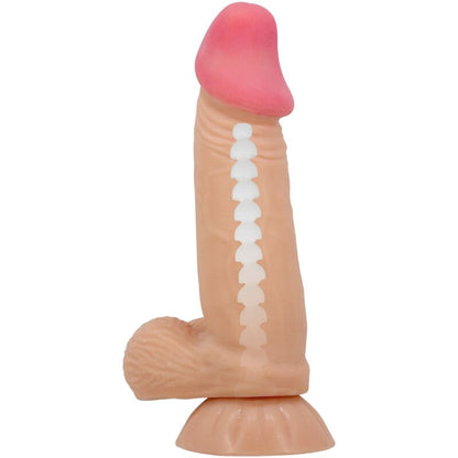 Pretty Love Sliding Skin Series Realistic Dildo With Sliding Skin Suction Cup 19.4 Cm | Niks.fi verkkokauppa