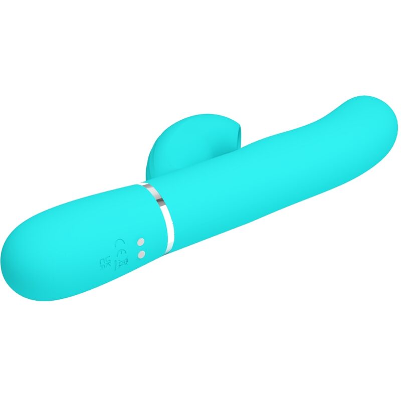 Pretty Loveperlita Multifunction 3 In 1 G-Spot Vibrator Aqua Green | Niks.fi verkkokauppa