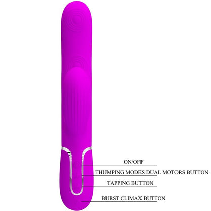 Perlita Monitoiminen 3 In 1 G-piste Vibraattori Violetti | Niks.fi verkkokauppa