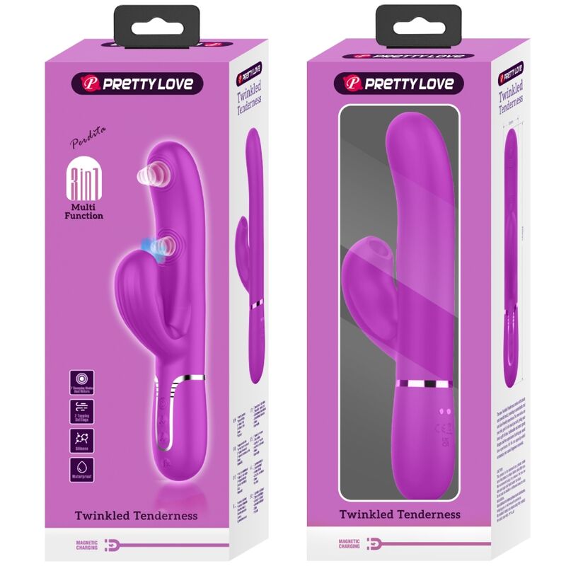 Perlita Monitoiminen 3 In 1 G-piste Vibraattori Violetti | Niks.fi verkkokauppa