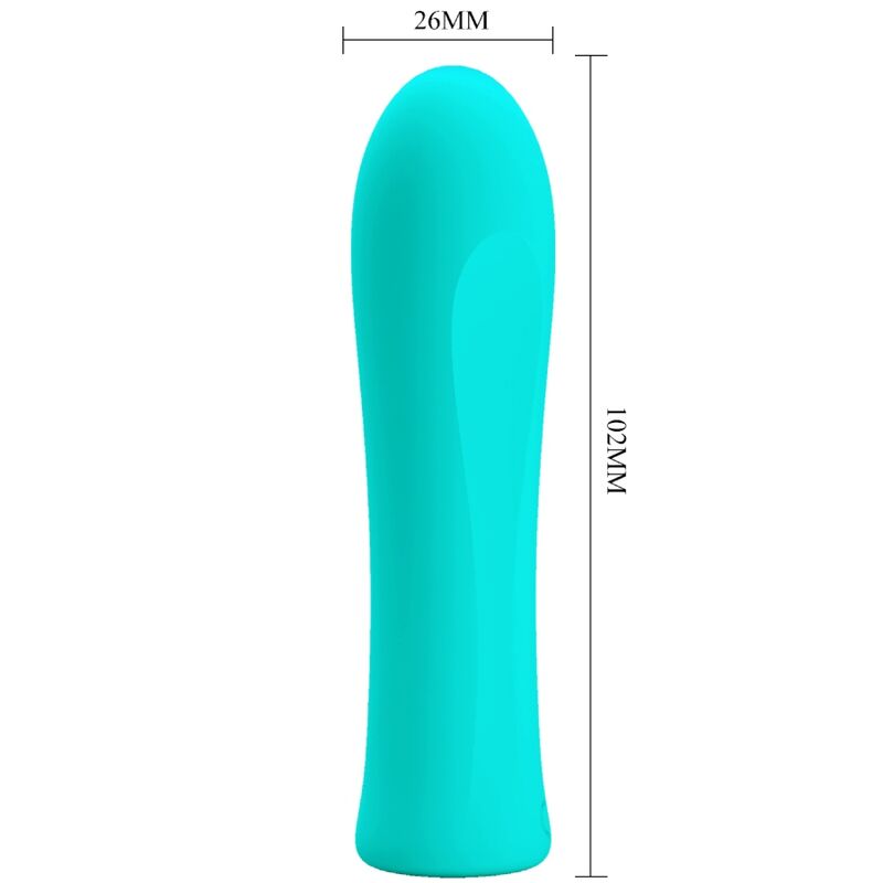 Pretty Love Alfreda Super Power Vibrator Aqua Green | Niks.fi verkkokauppa
