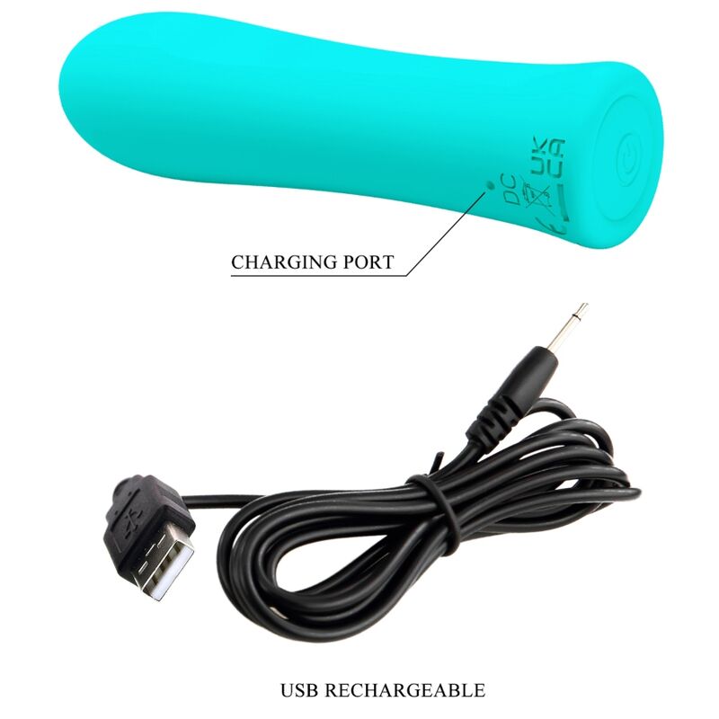 Pretty Love Alfreda Super Power Vibrator Aqua Green | Niks.fi verkkokauppa