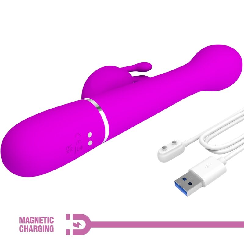 Dejon Rabbit Vibraattori 3 In 1 Monitoiminen Violetti | Niks.fi verkkokauppa