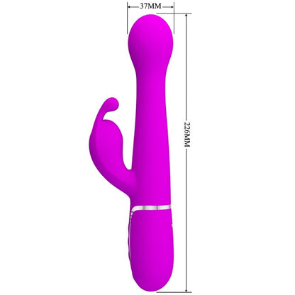 Dejon Rabbit Vibraattori 3 In 1 Monitoiminen Violetti | Niks.fi verkkokauppa