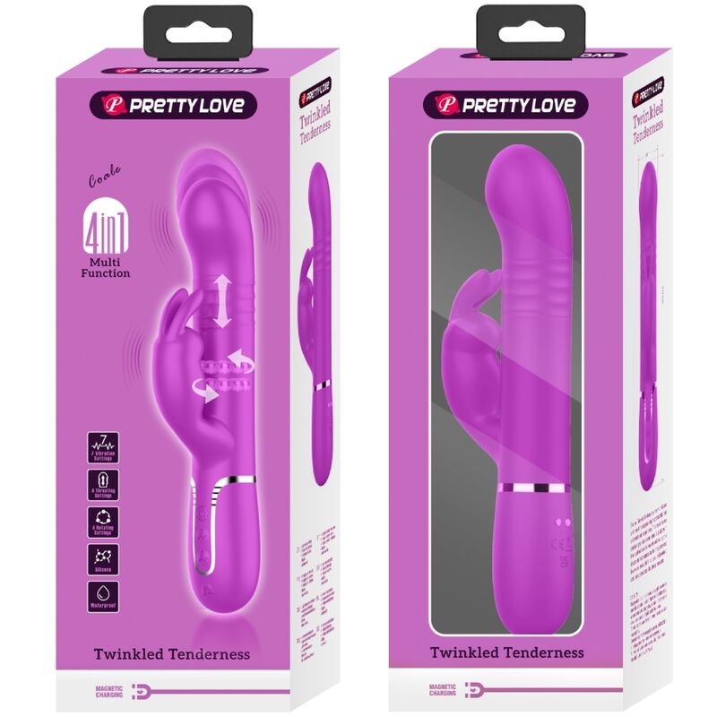 Coale Rabbit Vibraattori Violetti | Niks.fi verkkokauppa
