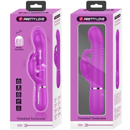 Coale Rabbit Vibraattori Violetti | Niks.fi verkkokauppa