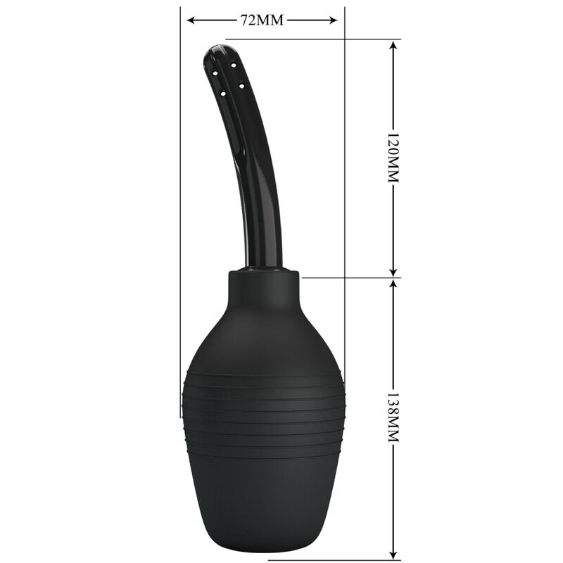 Mr Play Anal Douche Blkc Super Power Black | Niks.fi verkkokauppa