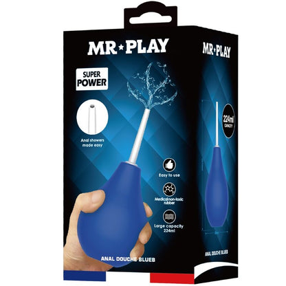 Mr Play Anal Douche Blueb Super Power Blue | Niks.fi verkkokauppa