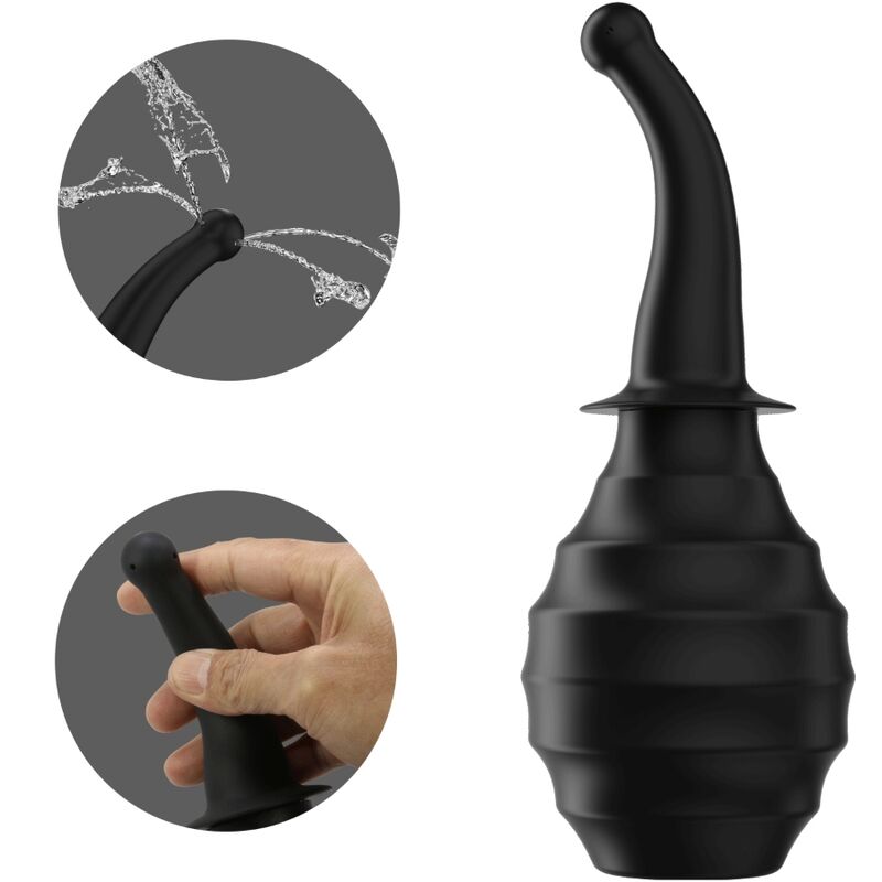 Mr Play Anal Douche Blkm6 Super Power Black | Niks.fi verkkokauppa
