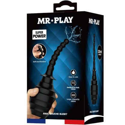 Mr Play Anal Douche Blkm7 Super Power Black | Niks.fi verkkokauppa