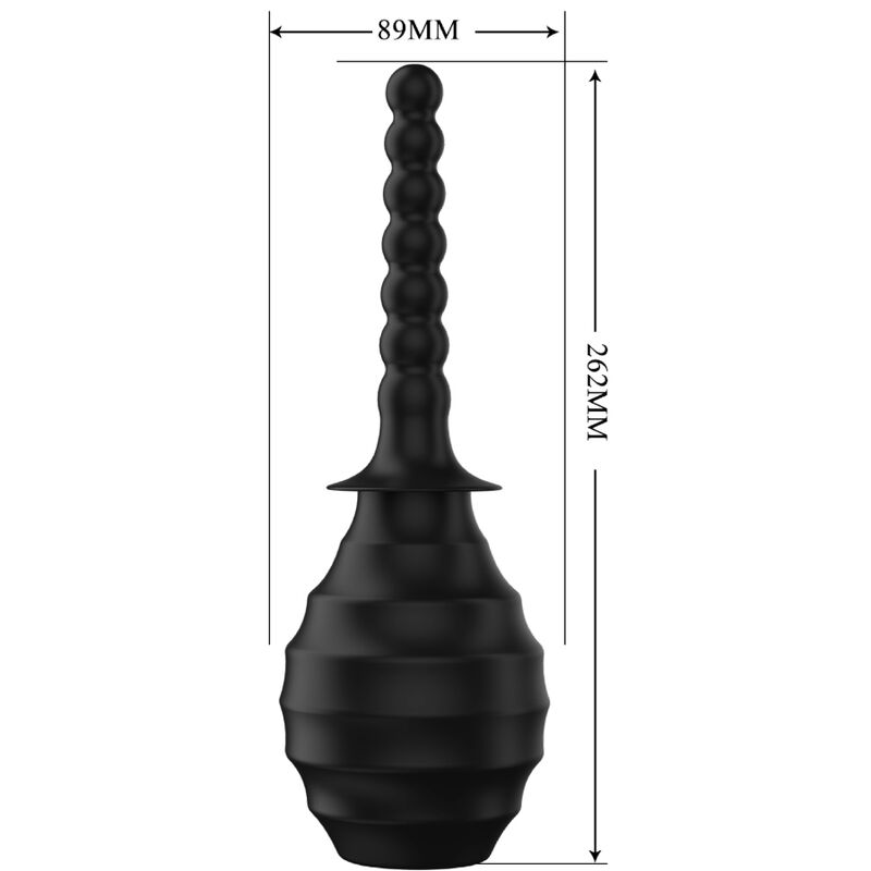 Mr Play Anal Douche Blkm7 Super Power Black | Niks.fi verkkokauppa