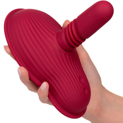 Calexotics Rider Massager Double Motor Remote Control Red | Niks.fi verkkokauppa