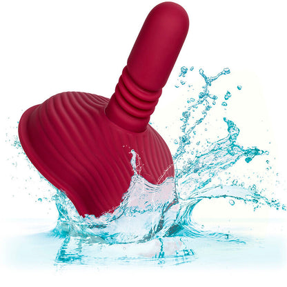 Calexotics Rider Massager Double Motor Remote Control Red | Niks.fi verkkokauppa