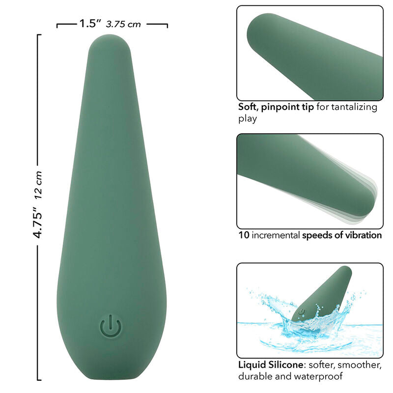 Calexotics Mod Chic Stimulator Green | Niks.fi verkkokauppa