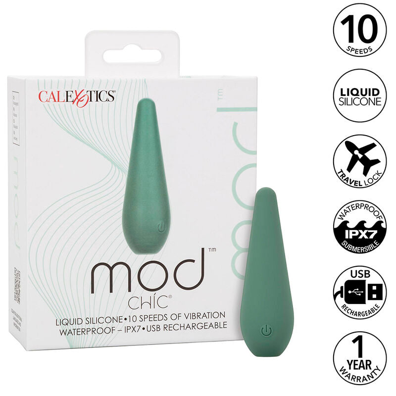 Calexotics Mod Chic Stimulator Green | Niks.fi verkkokauppa
