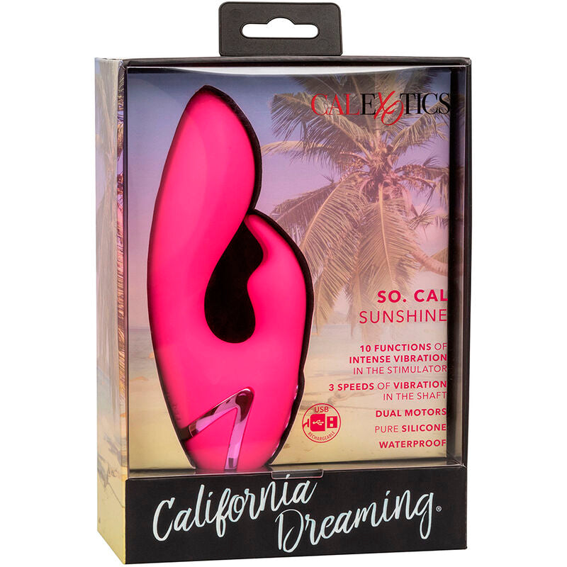 So. Cal Sunshine Vibraattori Rabbit Fuksia | Niks.fi verkkokauppa