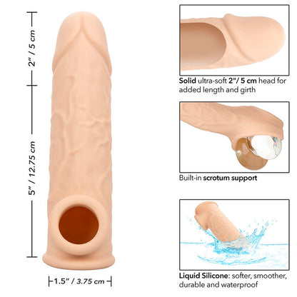 Calexotics Performance Maxx Life-Like Extension 7 Light Skin | Niks.fi verkkokauppa