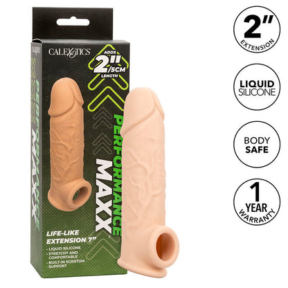 Calexotics Performance Maxx Life-Like Extension 7 Light Skin | Niks.fi verkkokauppa