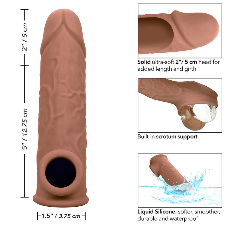 Calexotics Performance Maxx Life-Like Extension 7 Brown Skin | Niks.fi verkkokauppa