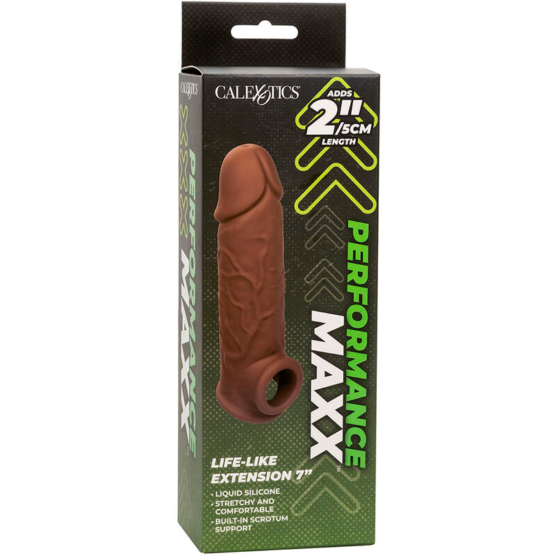 Calexotics Performance Maxx Life-Like Extension 7 Brown Skin | Niks.fi verkkokauppa