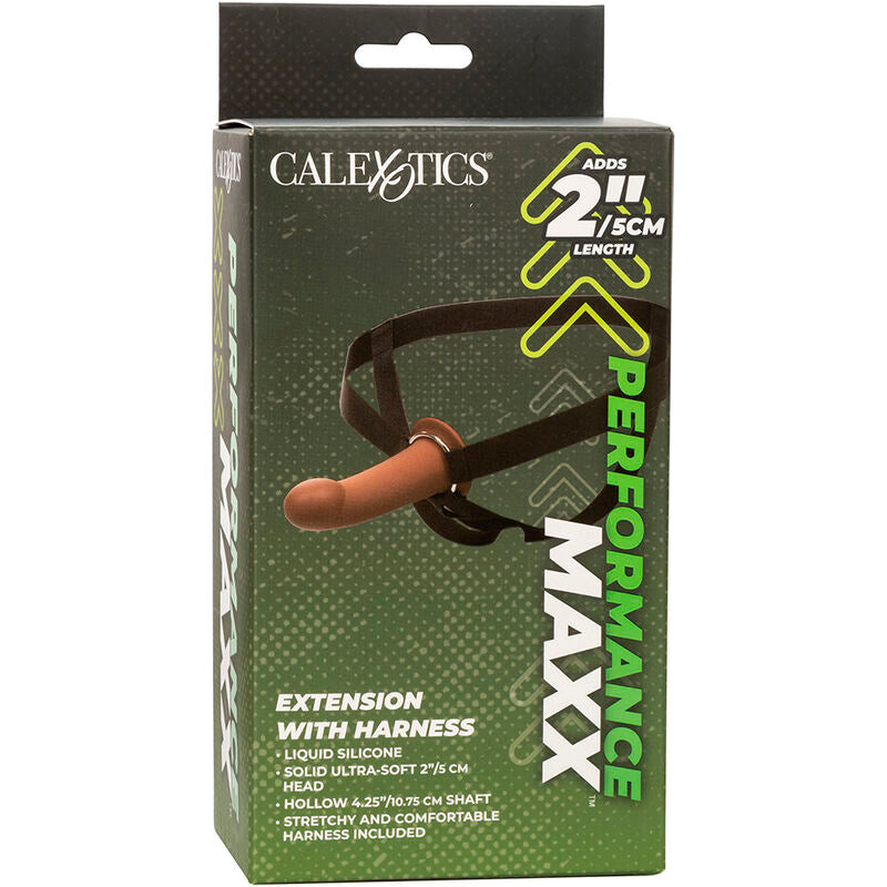 Calexotics Performance Maxx Extension With Harness Brown Skin | Niks.fi verkkokauppa