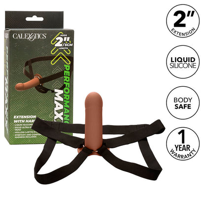 Calexotics Performance Maxx Extension With Harness Brown Skin | Niks.fi verkkokauppa