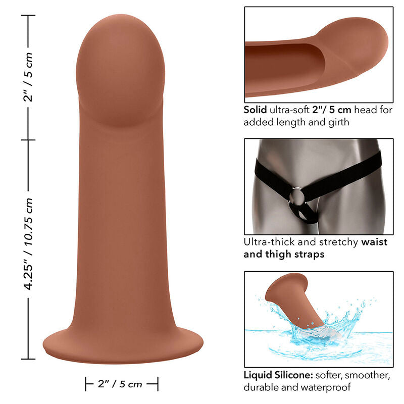 Calexotics Performance Maxx Extension With Harness Brown Skin | Niks.fi verkkokauppa
