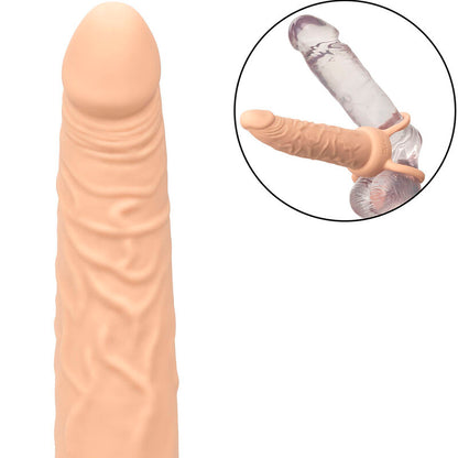 Calexotics Performance Maxx Rechargable Dual Penetrator Light Skin | Niks.fi verkkokauppa