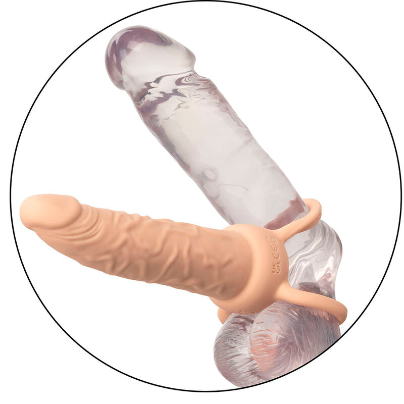 Calexotics Performance Maxx Rechargable Dual Penetrator Light Skin | Niks.fi verkkokauppa