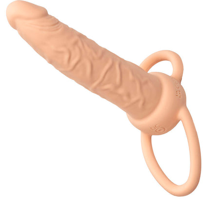 Calexotics Performance Maxx Rechargable Dual Penetrator Light Skin | Niks.fi verkkokauppa
