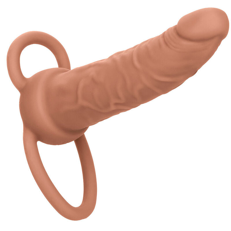 Calexotics Performance Maxx Rechargable Dual Penetrator Brown Skin | Niks.fi verkkokauppa
