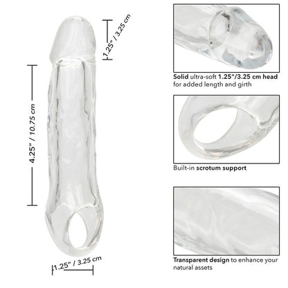 Calexotics Performance Maxx Clear Extension 5,5 Transparent | Niks.fi verkkokauppa