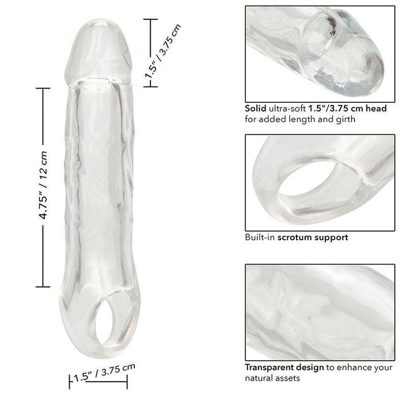 Calexotics Performance Maxx Clear Extension 6,5 Transparent | Niks.fi verkkokauppa