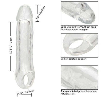 Calexotics Performance Maxx Clear Extension 6,5 Transparent | Niks.fi verkkokauppa
