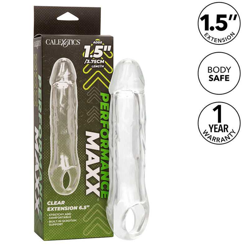 Calexotics Performance Maxx Clear Extension 6,5 Transparent | Niks.fi verkkokauppa
