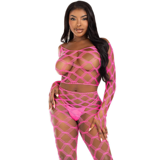 Leg Avenue Top & Leggins Hardcore Fuchsia | Niks.fi verkkokauppa