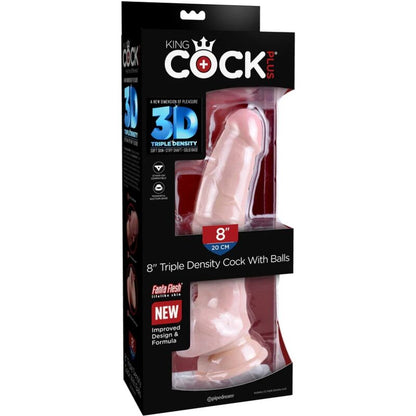King Cock Triple Density Dildo 18.4 Cm | Niks.fi verkkokauppa