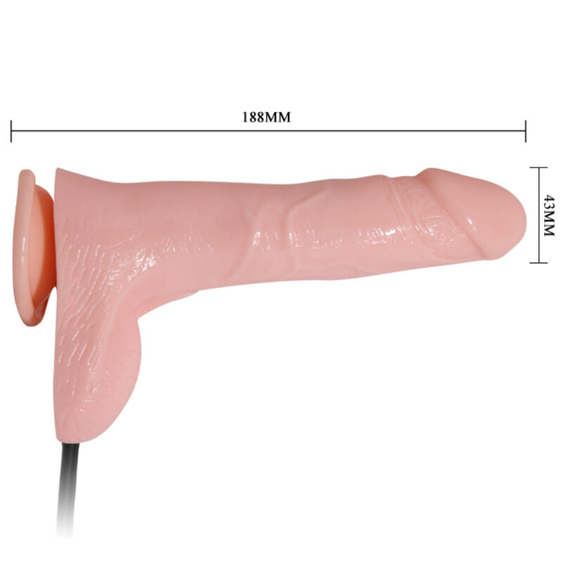 Baile Inflatable Realistic Dildo With Suction Cup 15 Cm | Niks.fi verkkokauppa