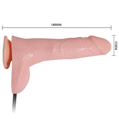 Baile Inflatable Realistic Dildo With Suction Cup 15 Cm | Niks.fi verkkokauppa