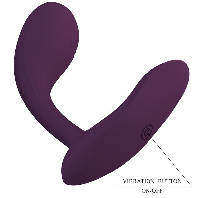 Pretty Love Baird G-Spot 12 Vibrations Rechargeable Lila App | Niks.fi verkkokauppa