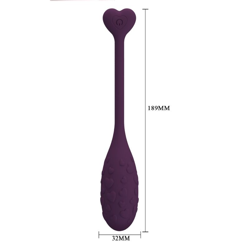 Pretty Love App Controlled Fisher Vibrating Egg Lila | Niks.fi verkkokauppa